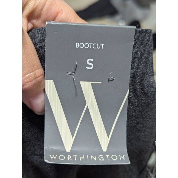 Worthington Women's Gray Ultra Sculpting Boot Cut Dress Pants Size S NWT - Picture 9 of 10
